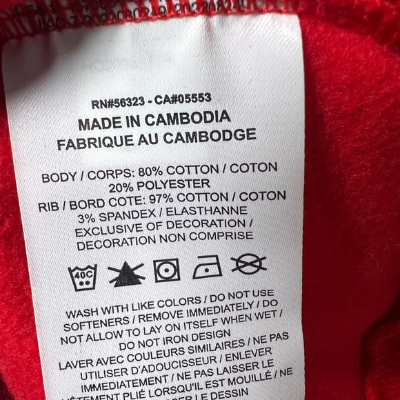 Nike Sportswear Club Fleece Big Kids' Red Pullover Hoodie Size Medium 10-12 - Picture 7 of 8